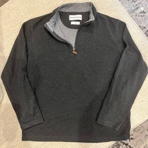 Mizzen + Main Men’s Large 1/4 Zip Lightweight Sweater